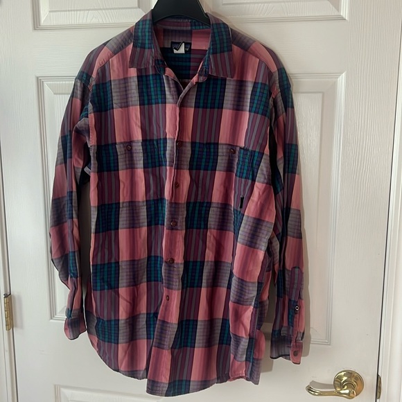Bundle of 3 - Patagonia Plaid Button Down Long Sleeve Shirts Size Large - Picture 4 of 9